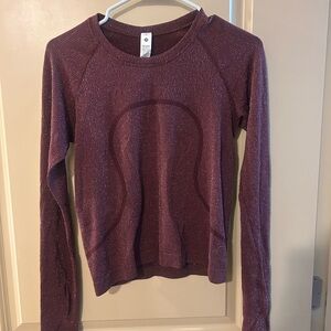 Lululemon Purple Long Sleeve Shirt